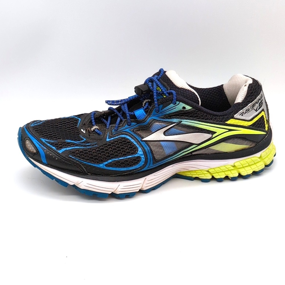 Brooks Sneakers Mens Ravenna 5 Black 8.5 Athletic Running Shoes 1101561D048